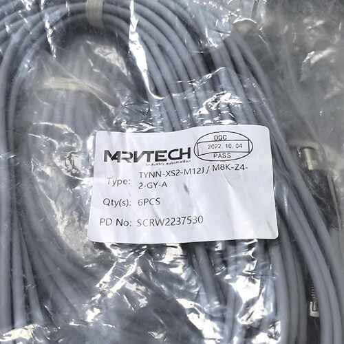TYNN-XS2-M12J/M8 MARVTECH精奇 工业连接线