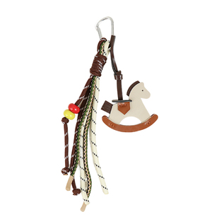 【弥野造物】原创皮质小木马挂件 miu系包包挂饰精致高级感钥匙扣