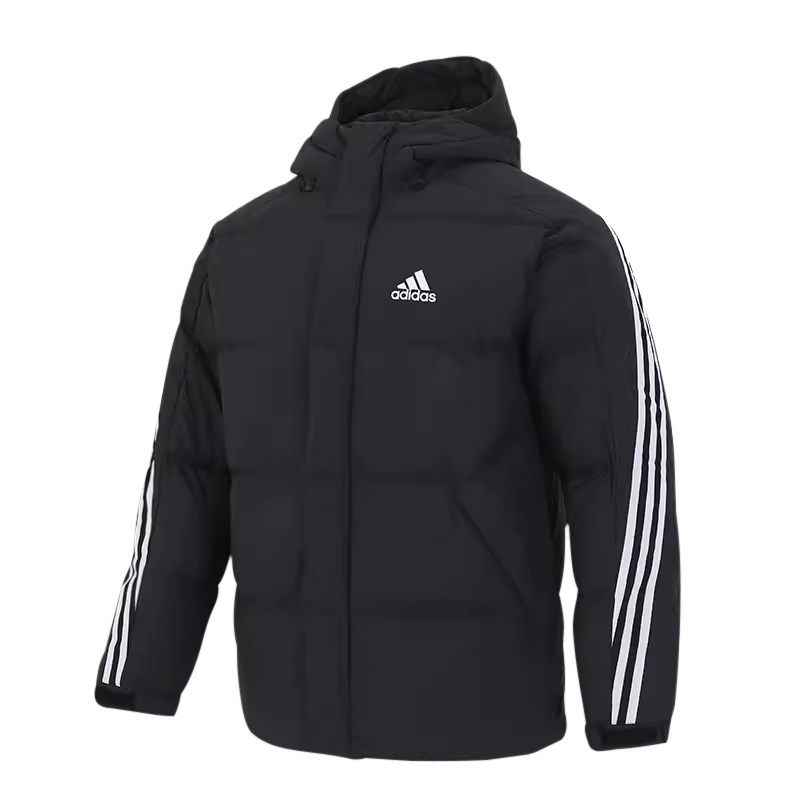 ADIDAS阿迪达斯男子冬季加厚运动休闲连帽保暖羽绒服外套 H20754