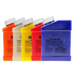 吸水珠磨砂水弹7-8mm超级特硬抗压10KG水晶弹珠加硬乳白蛋玩具