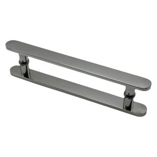 淋浴房玻璃门推拉门拉手对装H型工字形不锈钢浴室卫间把手300孔距