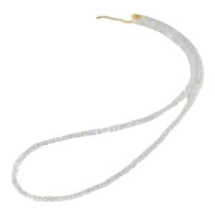 月光石项链女男拉长石原石散珠子串珠多圈手链手串裸石吊坠锁骨链