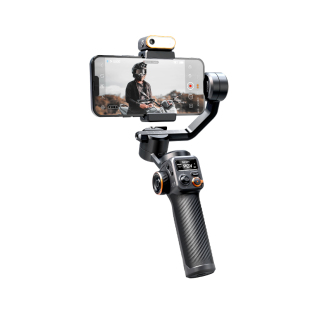 【手持云台稳定器】浩瀚M6手持云台防抖稳定器手机拍摄平衡支架自拍杆拍摄手持拍摄器直播延长杆摄影器三脚架