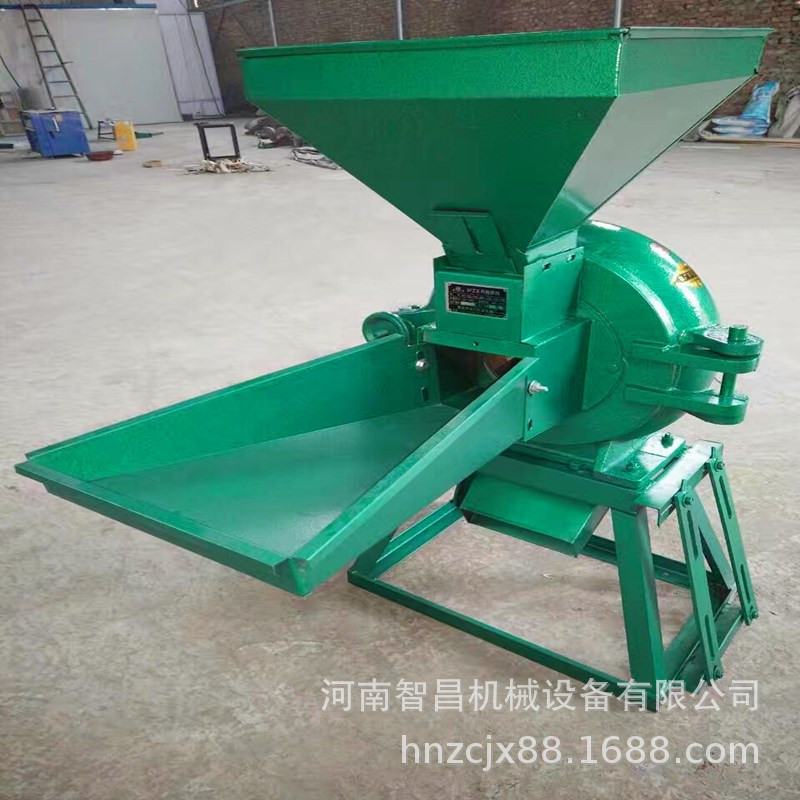 一机多用铸铁齿盘粉碎机多功能大豆玉米磨粉机饲料加工超细粉碎机