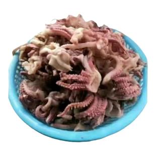 小鱿鱼须新鲜冷冻三去鱿鱼头小八爪须净重无冰衣烧烤炒菜火锅食材