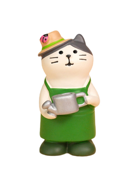 田园可爱小猫桌面装饰摆件