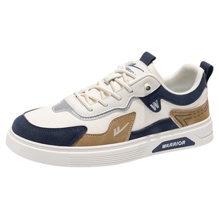 回力男鞋2026春季新款运动鞋轻便弹力软底休闲鞋防泼水皮面板鞋子