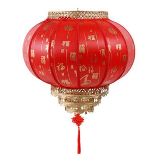 圆羊皮灯笼户外定制广告印字吊灯挂饰仿古中式纯手工防水古镇灯笼