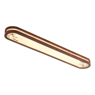 Home中古过道走廊灯新中式禅意茶室入户玄关灯护眼长条阳台吸顶灯