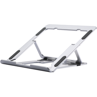 冷桌笔记本电脑支架托架办公室桌面增高架子铝合金mac折叠便携macbook手提pro散热架可调节升降13/15/17寸用