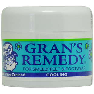 新西兰进口Gran's remedy老奶奶臭脚粉除鞋臭去脚汗臭50g