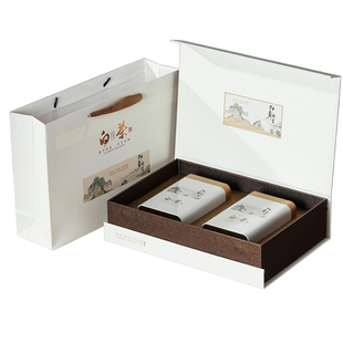 新茶叶礼盒罐包装盒安吉白茶空礼盒高档通用礼品高级空盒包装新款