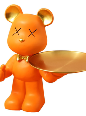 网红暴力熊摆件收纳卡通梳妆台