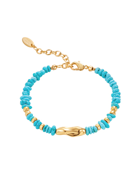 AmberLollipop天然绿松石金手串