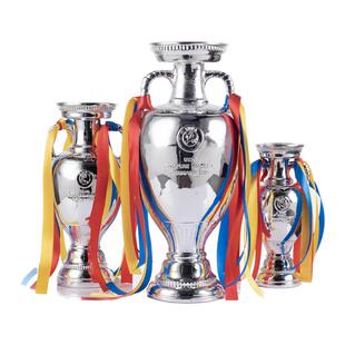 2024西班牙足球纪念欧洲杯德劳内杯奖杯模型1:1球迷装饰品