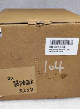 议价ASYS亚系BERGHOF伯格霍夫控制器模块 QDIO 24/24/2全新原包装