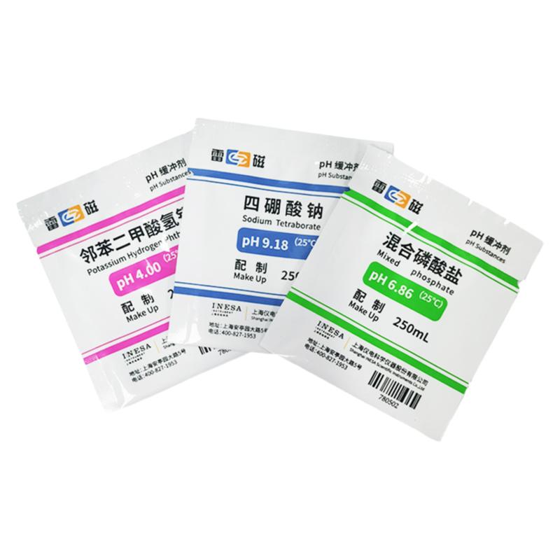 雷磁pH4.00/6.86/9.00缓冲剂开票