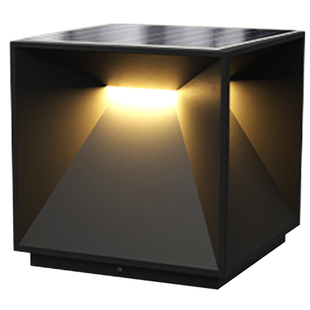 户外太阳能柱头灯别墅庭院围墙灯大门门柱灯太阳能花园围栏柱子灯