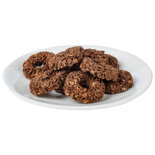 法布朗黑巧燕麦脆纯可可脂巧克力亚麻籽谷物脆儿童生日办公室零食