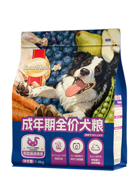 慧心常伴狗粮成犬狗狗鸡肉犬粮小型犬全价易消化营养适口1.4kg