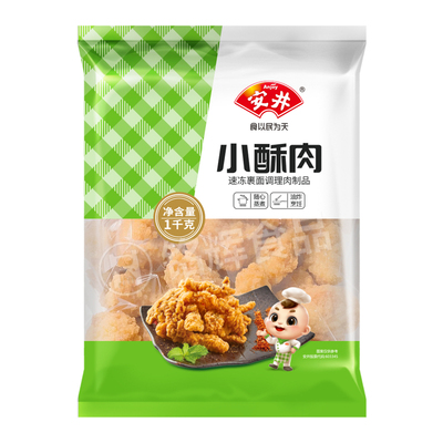 安井冷冻小酥肉裹粉鸡肉条
