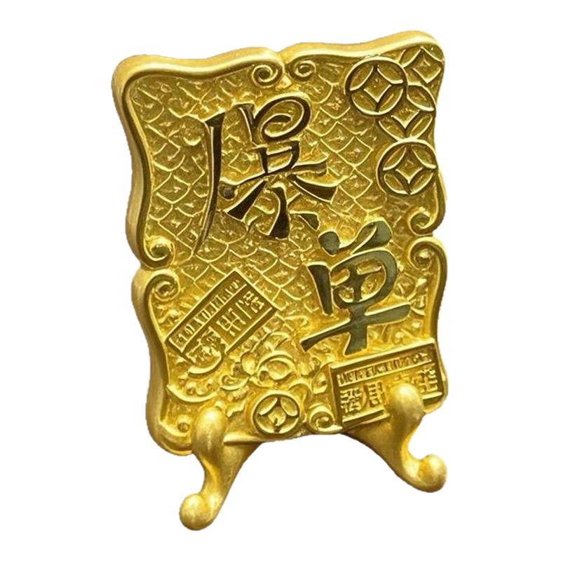 爆单小摆件黄金色摆件百搭时尚个性精致好友送礼潮玩桌面摆件饰品