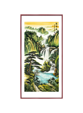 【玄关西墙首选！】聚宝盆山水画
