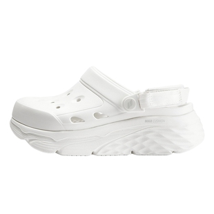 Skechers斯凯奇夏季女鞋轻质厚底洞洞鞋沙滩凉鞋泡泡拖鞋111268