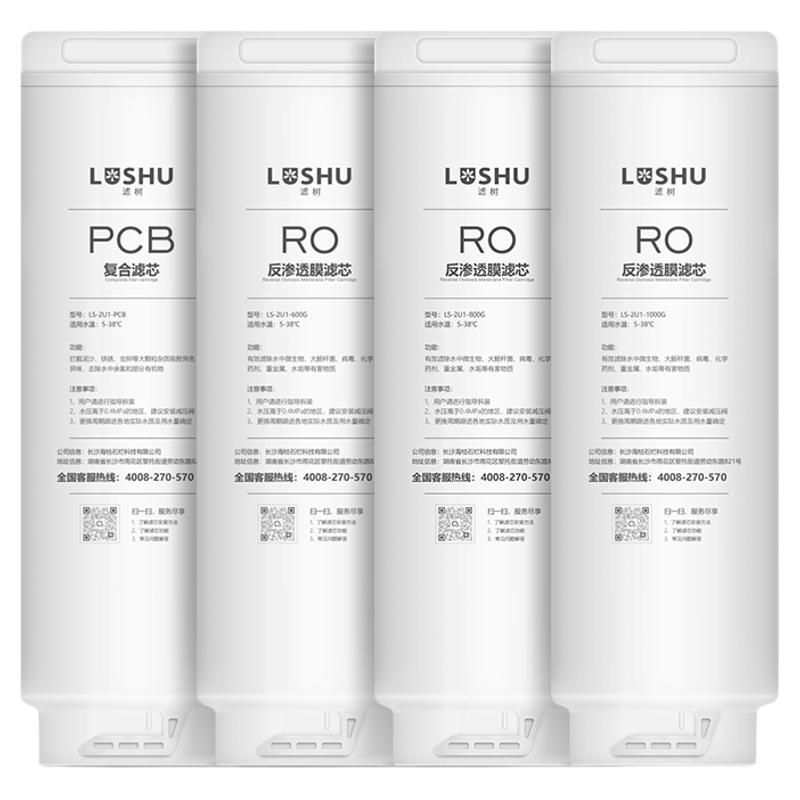 滤树适用海尔净水器滤芯HRO10H99/4H66/4H77/4H88/6H11/400svRO膜