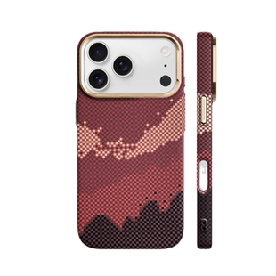 全包新款凯夫拉纹iPhone17promax磨砂碳纤维纹适用苹果16pro手机壳15pro简约碳纤维纹14轻薄超薄散热13磁吸