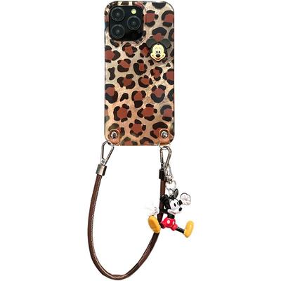 lizardhill 性感豹纹Kitty猫适用苹果17promax手机壳新款16pro女iphone15斜挎可背带秋冬挂绳14pro高级感13