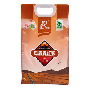 兆丰巴麦河套平原全麦麦纤面粉含麦麸5斤烘焙面包粉无钠家用粉