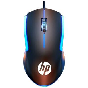 HP/惠普M160有线鼠标RGB发光笔记本台式电脑商务办公游戏通用鼠标