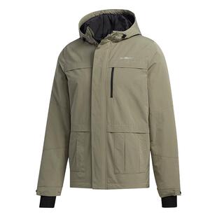 Adidas/阿迪达斯NEO 男子冬季修身连帽运动棉服 FU1033