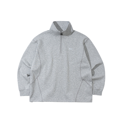 莱赛尔Lyocell空气层半拉链长袖