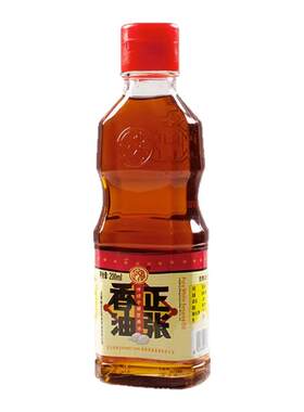 正张白芝麻小磨香油传统