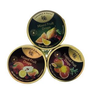 Mixed fruit drops德国进口嘉云混合四季热带水果味糖果tropical