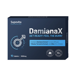 仙宝维他supovita达米阿那提取物Damiana特纳草精华补锌雄风片2盒