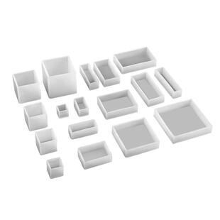 靛律diy硅胶模具正方长方体立体迷你翻模脱模自制水晶滴胶高镜面磨具手工环氧树脂定制大全材料套装