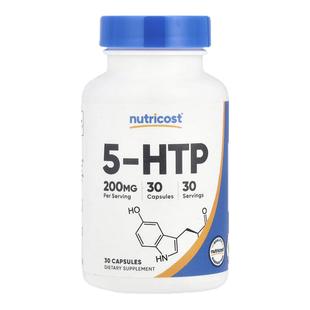 Nutricost5-羟基色氨酸5-HTP体重管理情绪睡眠平衡压力健康