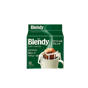 日本进口AGF blendy挂耳咖啡浓郁手冲滤袋美式无蔗糖速溶黑咖啡粉