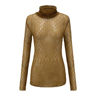 OUDE WAAG  轻薄高级肌理感羊毛肌肤女装针织套头衫