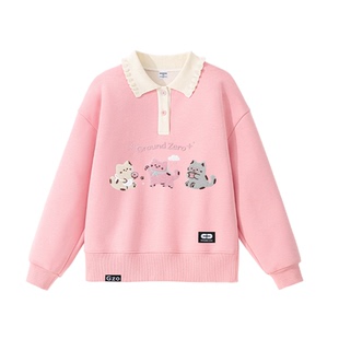 it GROUNDZERO卫衣女童春秋款儿童超好看上衣韩系春装2026新款潮
