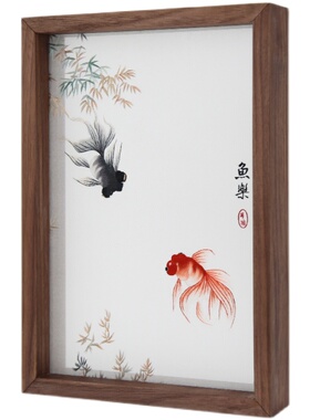 屏风小金鱼锦鲤成都特色外事蜀绣