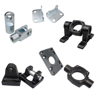 SC气缸附件 Y/I型接头LB脚架CA/CB单双耳底座TC/TC-M中摆座 鱼眼