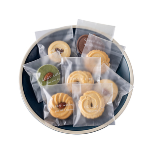 饼干包装袋自封粘曲奇雪花酥单独立小的盒子糖果烘焙零食品分装面