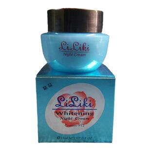 台湾原装正品liliki亮丽快晚霜靓丽快晚霜912化妆品亮丽快夜霜膏