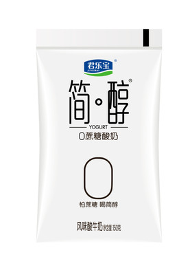 君乐宝简醇0蔗糖酸奶低温酸牛奶