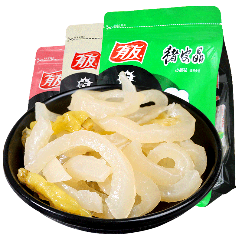 【大促囤货】有友泡椒凤爪山椒筋骨棒卤香鸡翅追剧解馋零食组合R