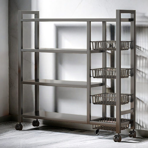 仓库货架家用多层落地置物储藏室收纳架家用多层杂物架蔬果放置架